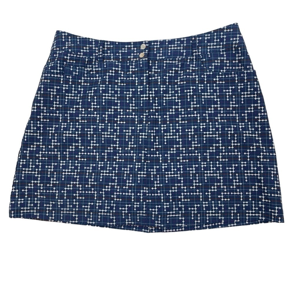 Slazenger Golf Size 8 skort skirt with shorts Blue tennis pickleball